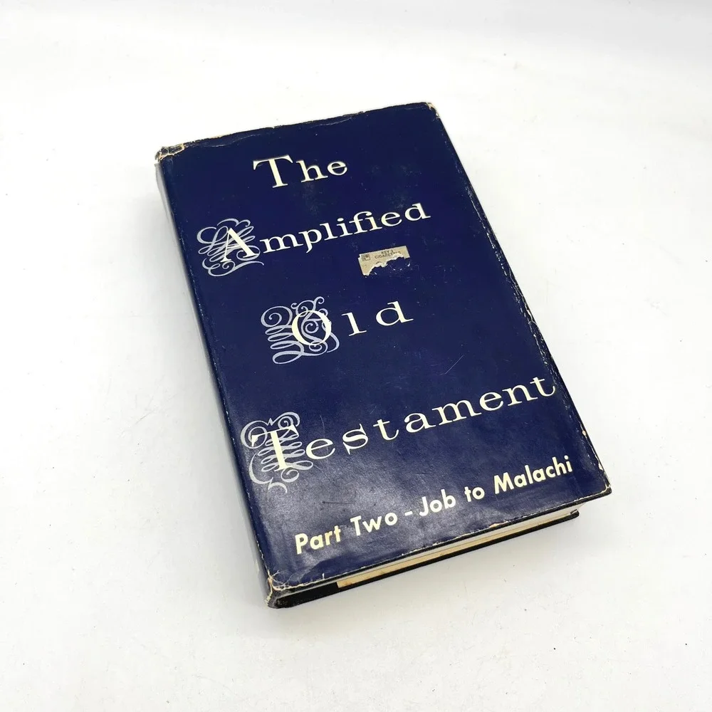 Vintage 1962 The Amplified Old Testament Part Two Job to Malachi Zondervan 9014